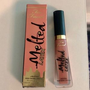 melted latex lipstick- too faced cosmetics